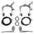Brakes Sunlite Sunlite Cruiser/MX Set Pair Chrome Steel 73-91mm Slate Gray