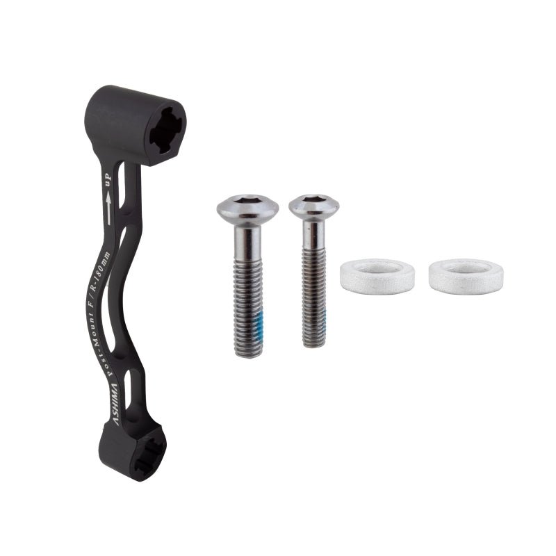 Brakes Origin8 Origin8 TorqLite Post Mount Disc Adapter FT/RR Post Mount Post Mount Black +20mm Dark Slate Gray