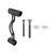 Brakes Origin8 Origin8 TorqLite Post Mount Disc Adapter FT/RR 160mm to 203mm Post Mount Post Mount Black +43mm Dark Slate Gray