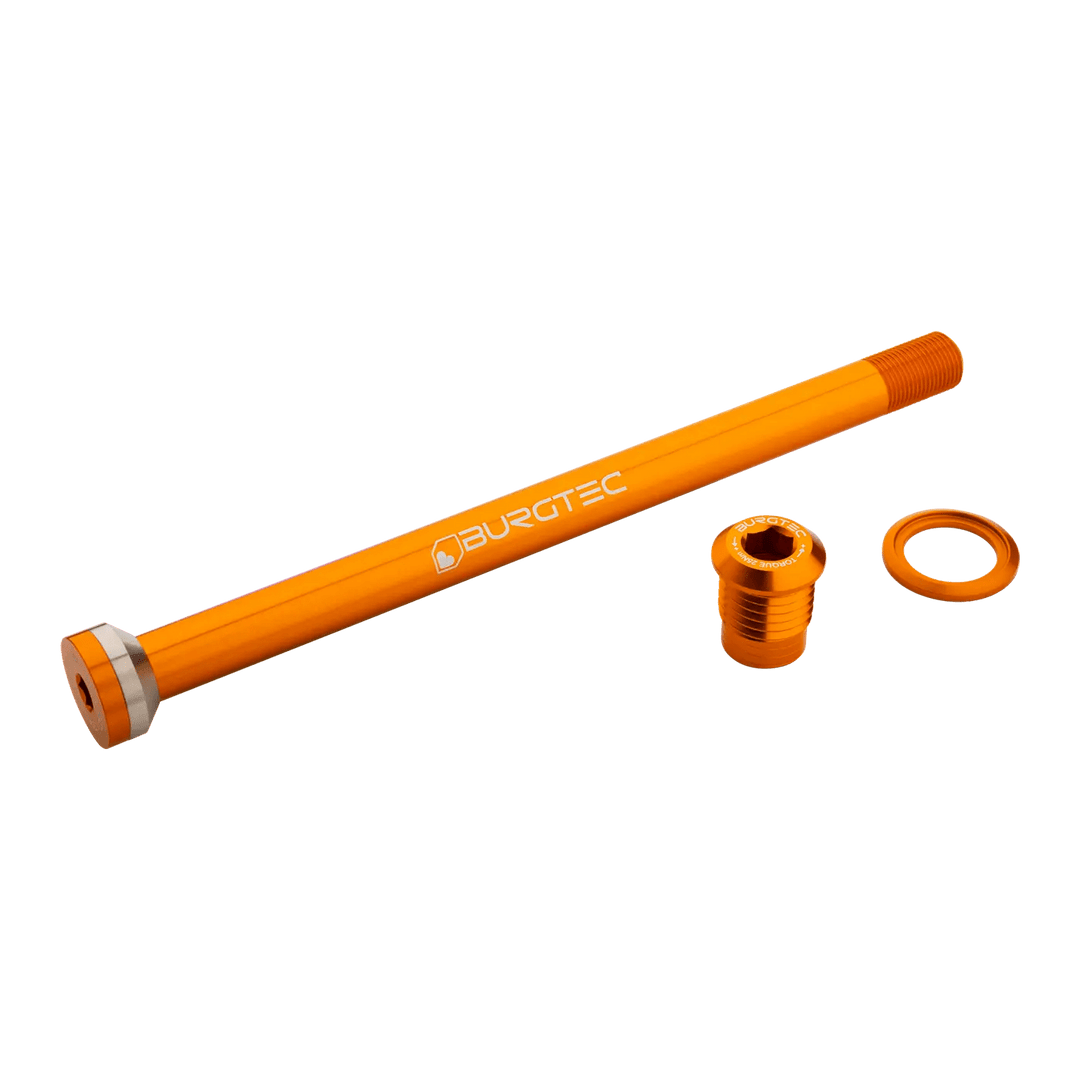 Burgtec Propain 175mm Rear Axle - Iron Bro Orange
