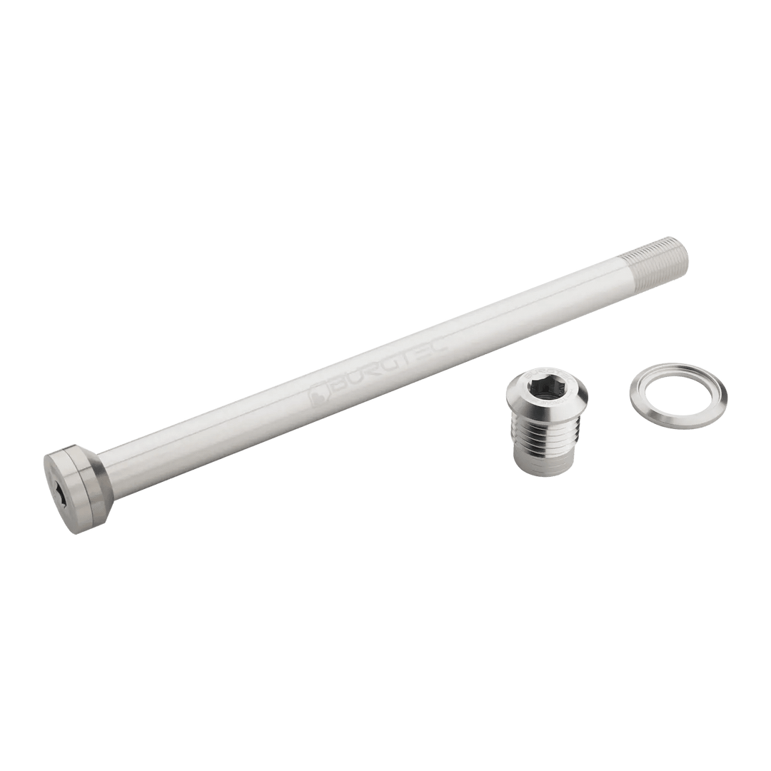 Burgtec Propain 175mm Rear Axle - Rhodium Silver