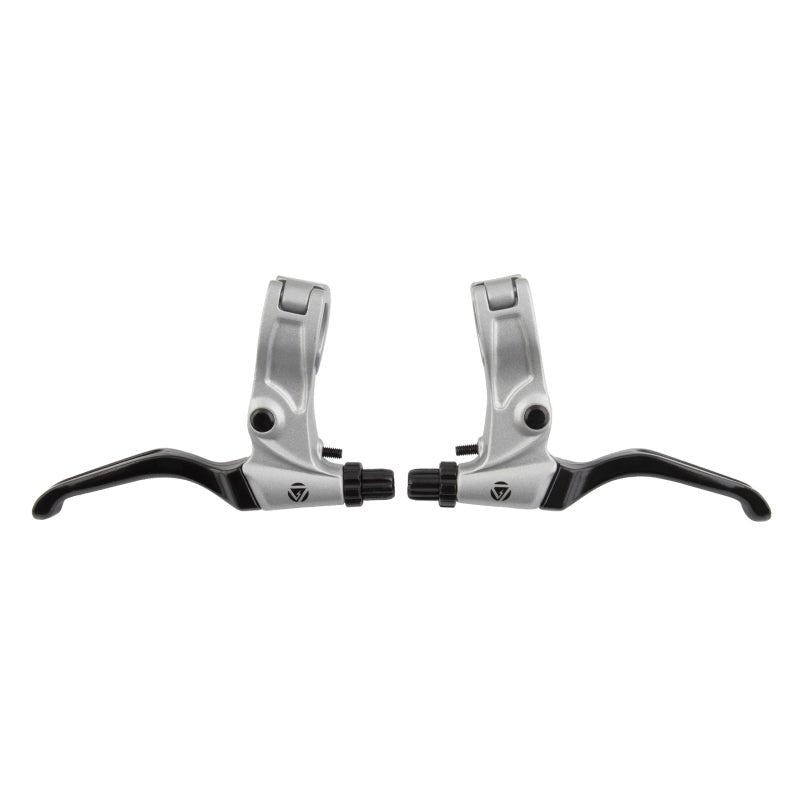 Brake Levers Black ops Black ops Bent Levers Silver/Black Pair Dark Gray
