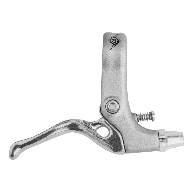 Brake Levers Origin8 Origin8 Mini-Trigger Lever Silver/Silver Right Hand 1 Finger Short Gray