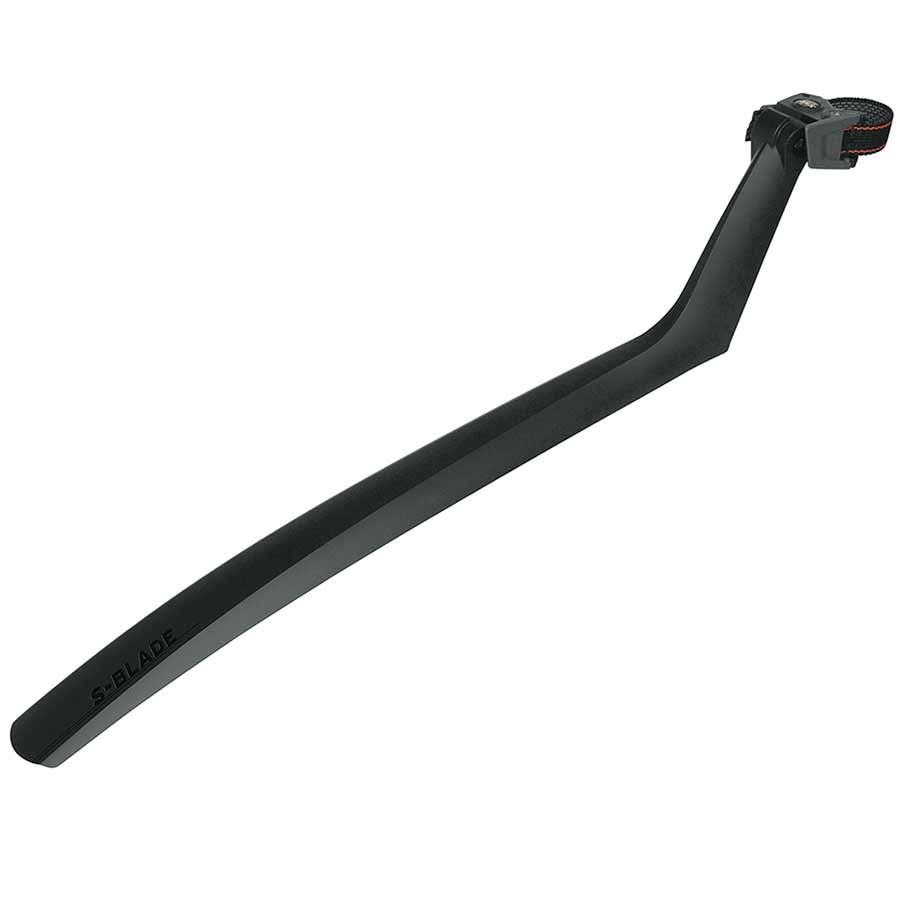 Clip-On Fender SKS SKS S-Blade 28" Rear Fender: Black Dark Slate Gray