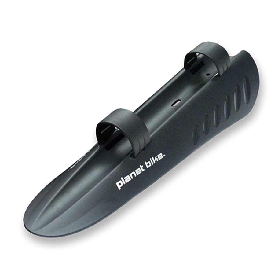 Clip-On Fender Planet Bike Planet Bike Grunge Board Down Tube Fender Black Dark Slate Gray