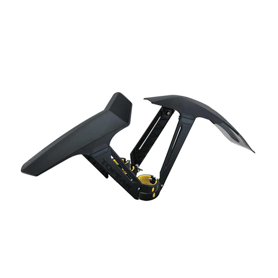 Clip-On Fender Topeak Topeak Defender XC1 2-piece Front Fender Black Dark Slate Gray