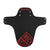 Clip-On Fender RockShox RockShox MTB Fork Fender Black with Oxy Red Print Dark Slate Gray