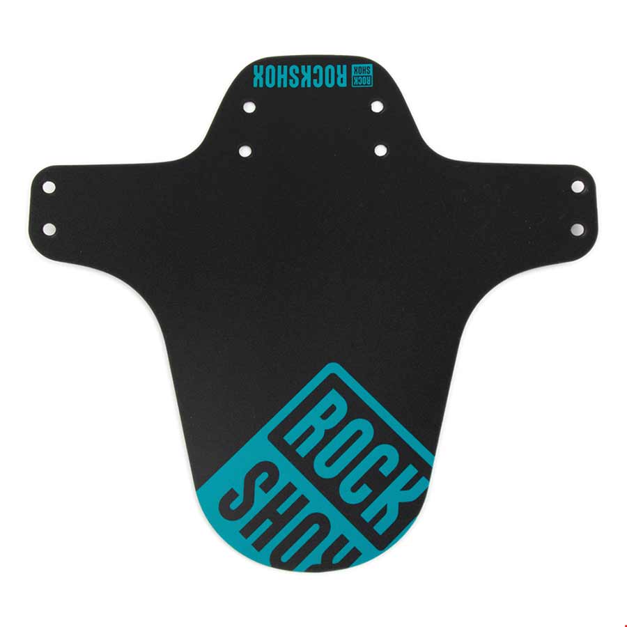 Fenders RockShox RockShox MTB Fender Short Zip Tie Black w/Teal Dark Slate Gray