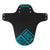 Fenders RockShox RockShox MTB Fender Short Zip Tie Black w/Teal Dark Slate Gray