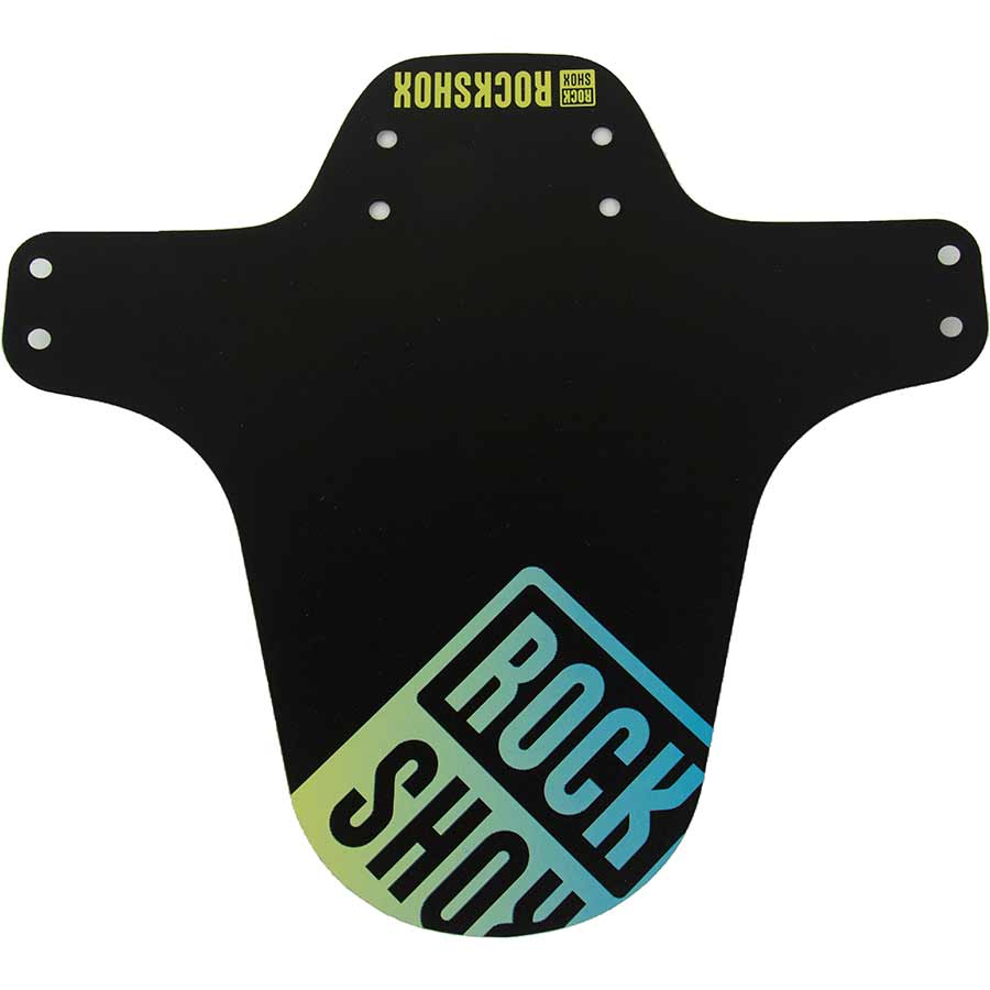 Front Fenders RockShox RockShox Fender Front Fender 26-29 Yellow/Blue Fade Black