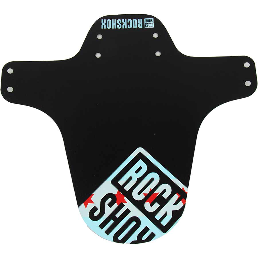 Front Fenders RockShox RockShox Fender Front Fender 26-29 Chicago Flag Black