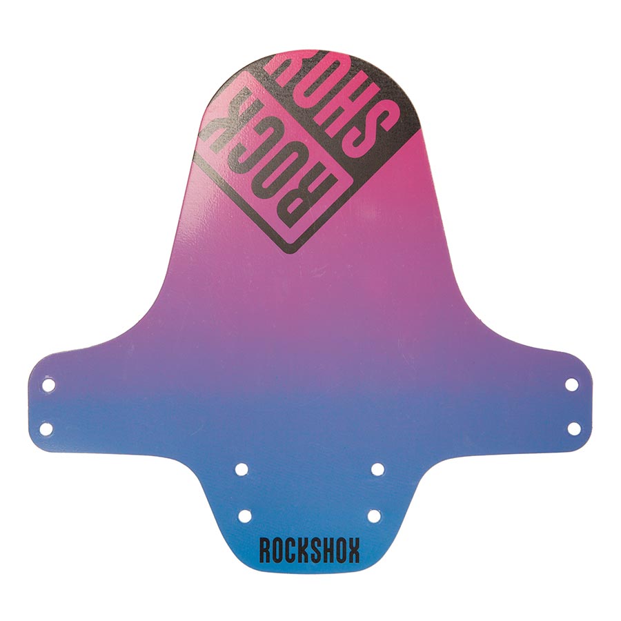 Front Fenders RockShox RockShox Fender Front Fender 26-29 Full Blue/Pink Fade Slate Gray