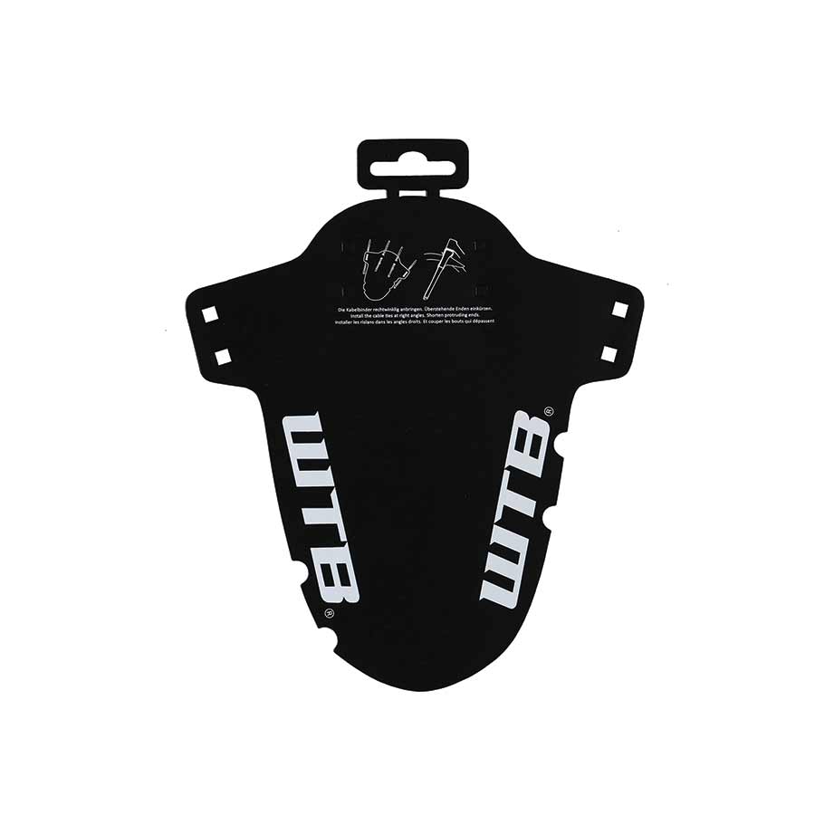 Clip-On Fender WTB WTB Logo Gravel Mud Guard Fork Mount Black Black