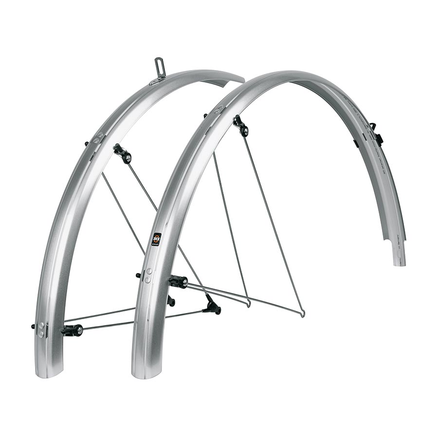 Full Coverage Fender SKS SKS B45 Bluemels Full Coverage Fender Set - 45mm 700 x 28-37 Silver Dark Gray