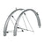 Full Coverage Fender SKS SKS B55 Bluemels Full Coverage Fender Set - 55mm 700 x 38-47 Silver Light Slate Gray