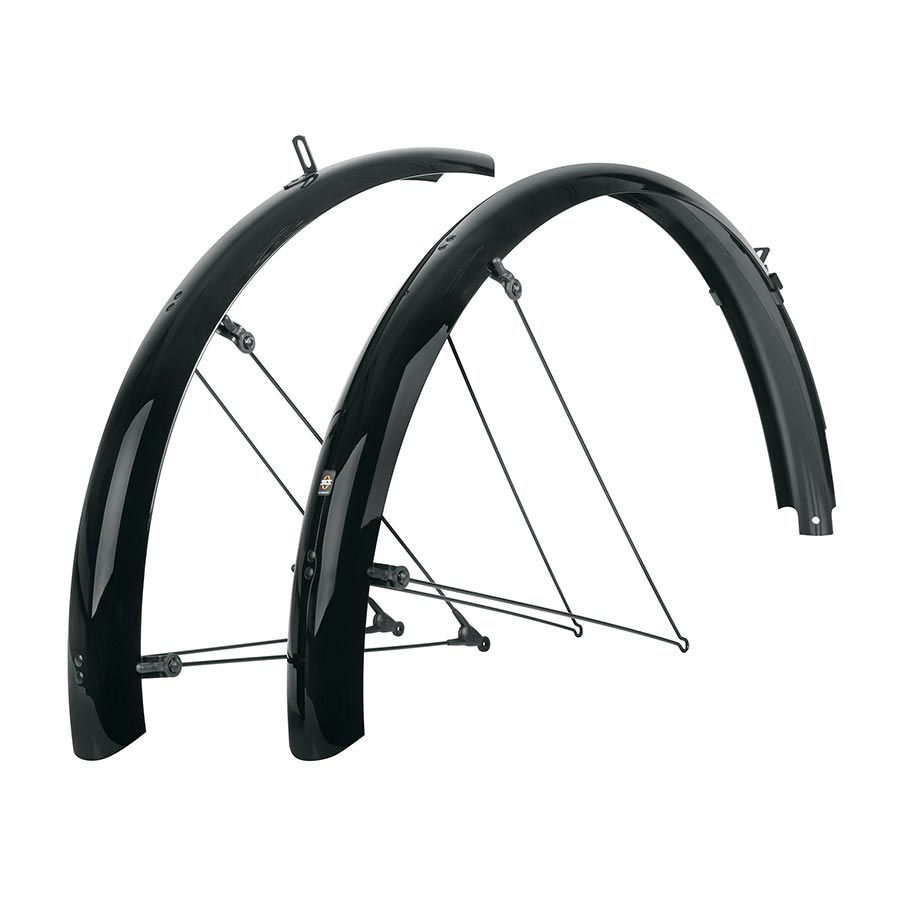 Full Coverage Fender SKS SKS B65 Bluemels Full Coverage Fender Set - 65mm 27.5/29/700 x 2.25  Black Dark Slate Gray