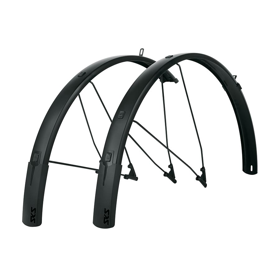 Full Coverage Fender SKS SKS B56 Bluemels Style Full Coverage Fender Set - 56mm 700 x 38-47 Matte BLK Dark Slate Gray