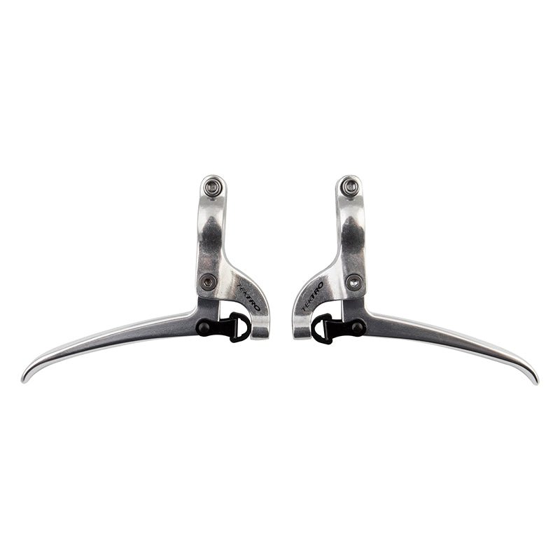 Brake Levers Tektro Tektro FL750 Brake Levers Silver/Silver 22.2mm Gray