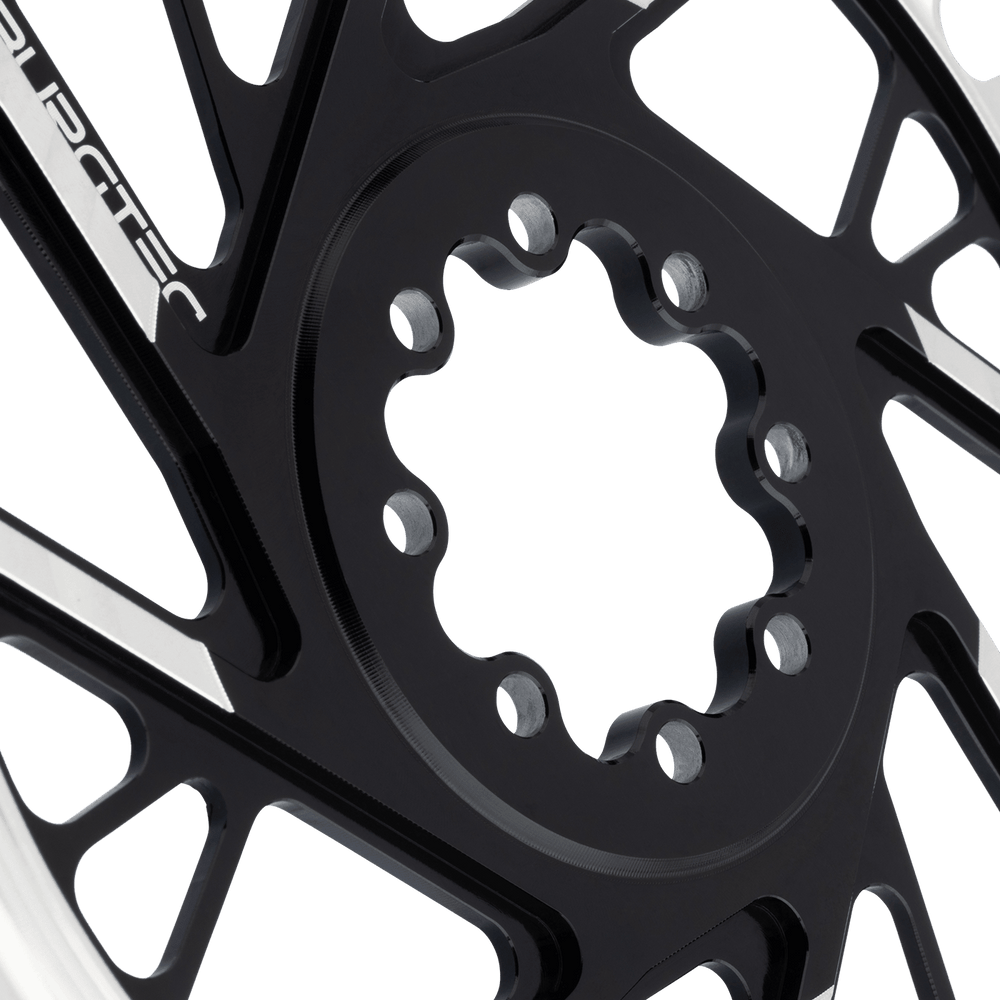 Burgtec 3mm Offset Thick Thin Chainring SRAM 8-Bolt 32T Blk