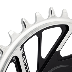 Burgtec 3mm Offset Thick Thin Chainring SRAM 8-Bolt 32T Blk