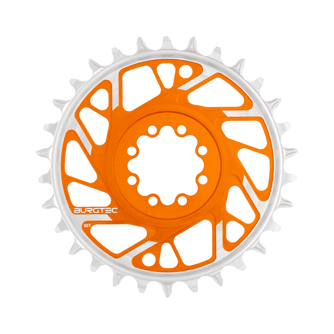 Burgtec 3mm Offset Thick Thin Chainring SRAM 8-Bolt 30T Org