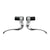 Brake Levers Origin8 Origin8 Multi-Sport Bar End Levers Silver Pair Gray
