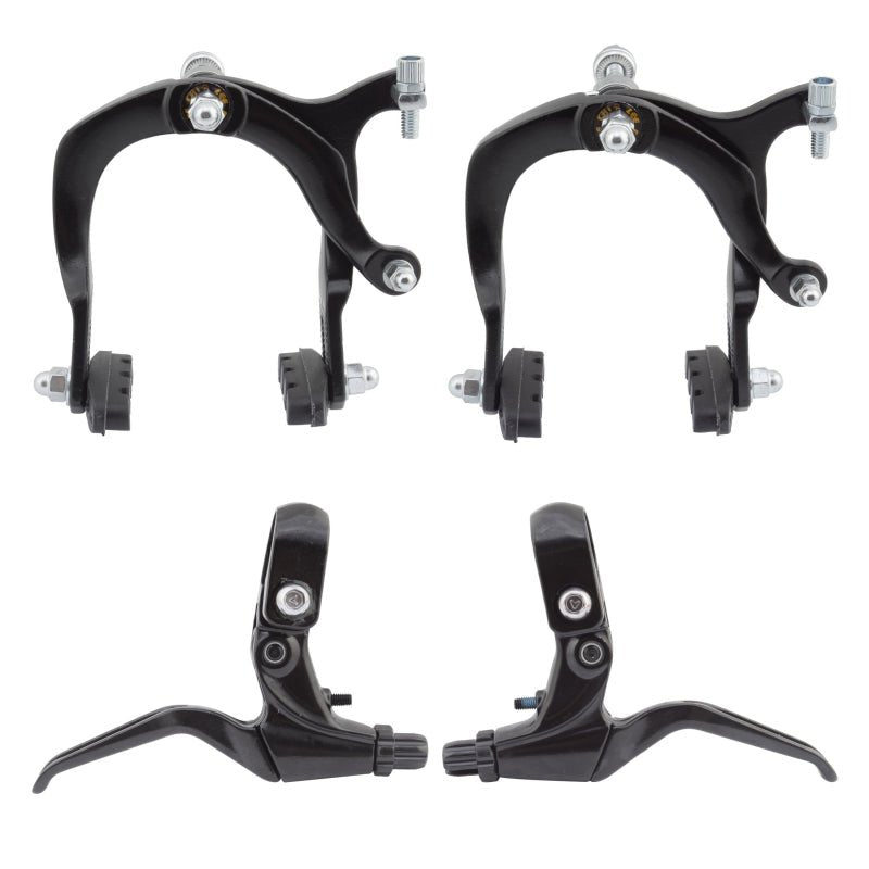 Brakes Sunlite Sunlite MX Side Pull Set Pair Black 69-96mm Dark Slate Gray