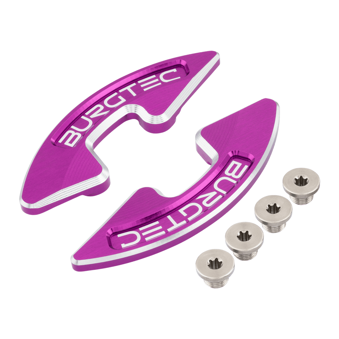 Burgtec Chainring Bash Guard - Double - Purple Rain