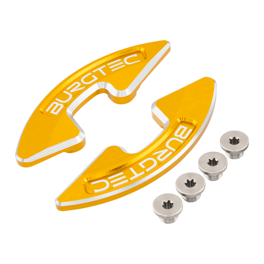 Burgtec Chainring Bash Guard - Double - Burgtec Bullion Gold