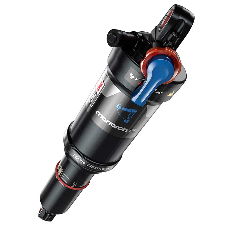 Rear Shocks RockShox RockShox Monarch RL Rear Shock 7.25x1.75" (184x44mm) C2 Dark Slate Gray