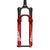 Suspension Fork RockShox RockShox Pike DJ Suspension Fork - 26" 100 mm 15 x 100 mm 40 mm Offset Electric Red A4 Saddle Brown