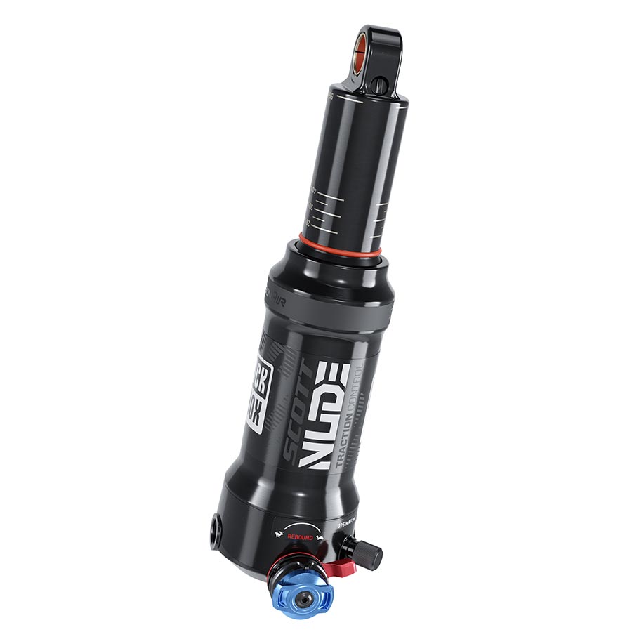Rear Shocks RockShox RockShox Deluxe Nude RLC3 Rear Shock - 185 x 55mm DebonAir 1 Token #1 Sealhead Medium Reb/Comp 430lb L/O Force Trunnion / Std B1 Dark Slate Gray