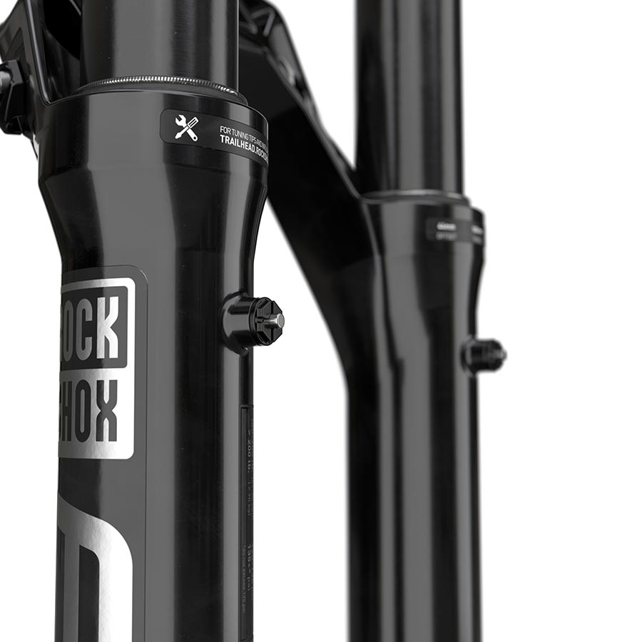 Suspension Fork RockShox RockShox ZEB Ultimate Charger 3 RC2 Suspension Fork - 27.5" 170 mm 15 x 110 mm 44 mm Offset Gloss BLK A2 Dark Slate Gray