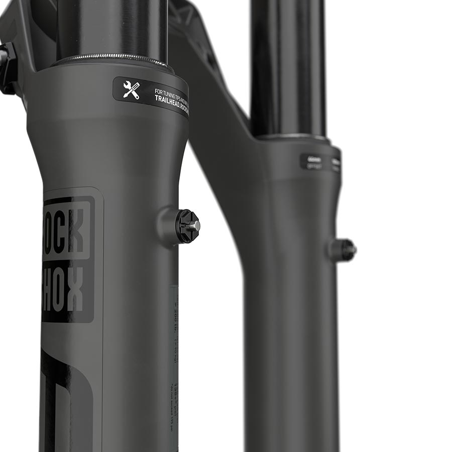 Suspension Fork RockShox RockShox ZEB Ultimate Charger 3 RC2 Suspension Fork - 27.5" 170 mm 15 x 110 mm 44 mm Offset Gray A2 Dark Slate Gray