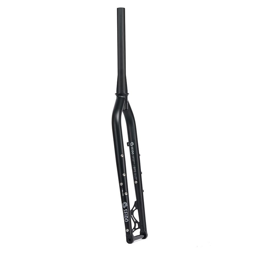 Seido BPS Fork 700C/27.5" 1-1/8''-1.5'' 15x110mm TA Rake: 51mm Black