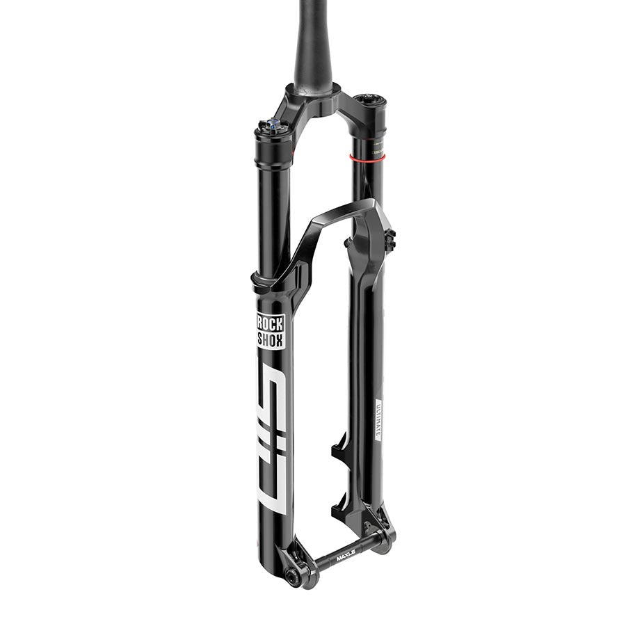 Suspension Fork RockShox RockShox SID Ultimate Race Day 2 Suspension Fork - 29" 120 mm 15 x 110 mm 44 mm Offset Gloss BLK 3P Remote D1 Dark Slate Gray