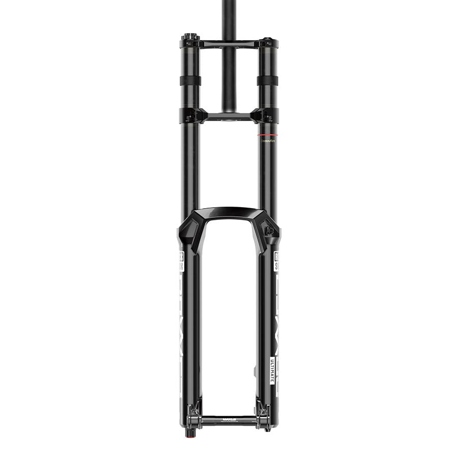 Suspension Fork RockShox RockShox BoXXer Ultimate Charger 3 Suspension Fork - 27.5" 200 mm 20 x 110 mm 44 mm Offset Gloss BLK D1 Dark Slate Gray