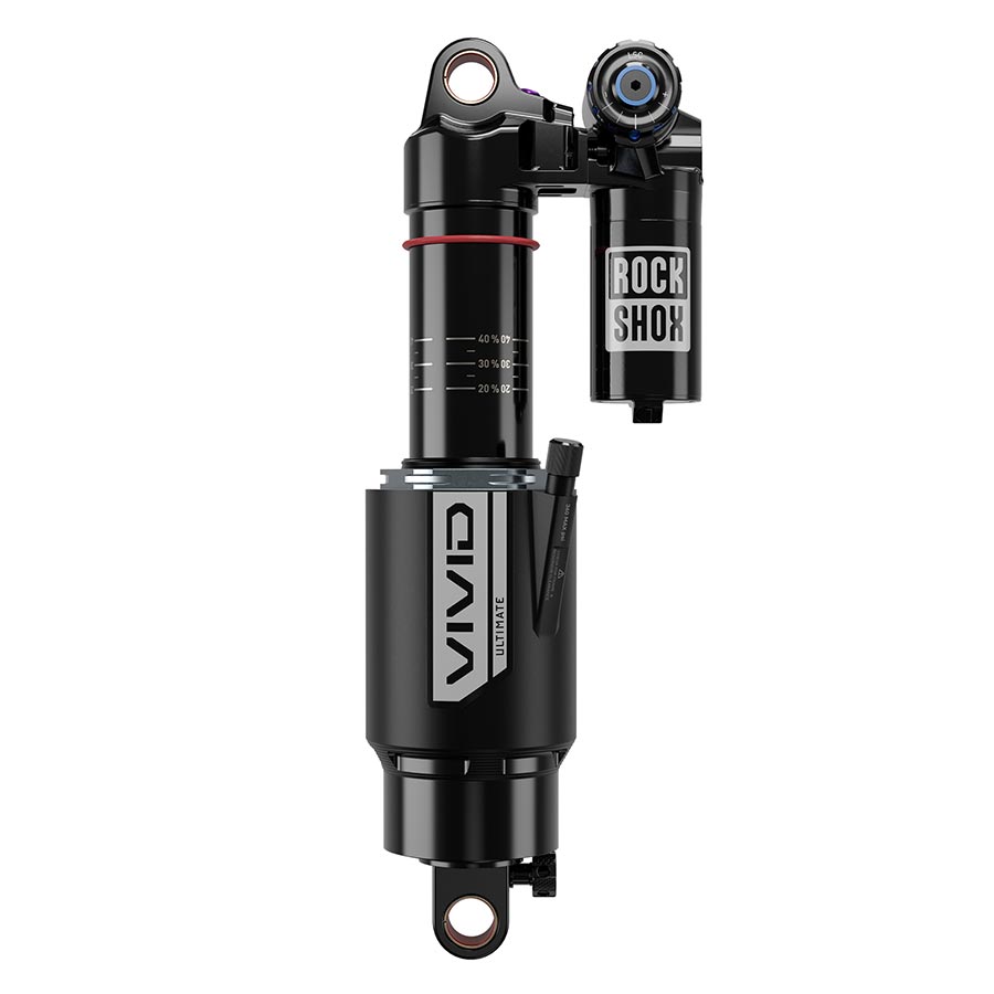 Rear Shocks RockShox RockShox Vivid Ultimate RC2T Shock (230x65mm) Std/Std Mount Dark Slate Gray