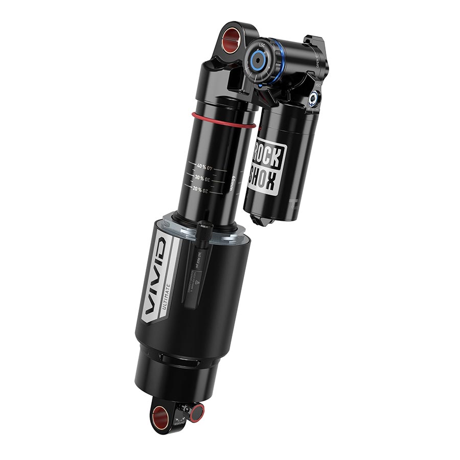 Rear Shocks RockShox RockShox Vivid Ultimate RC2T Rear Shock - 230 x 65 mm Vivid Air 2 Tokens Reb25/Comp37 L/O4 Std 8x30 C1 SC Nomad6 2023+ Dark Slate Gray