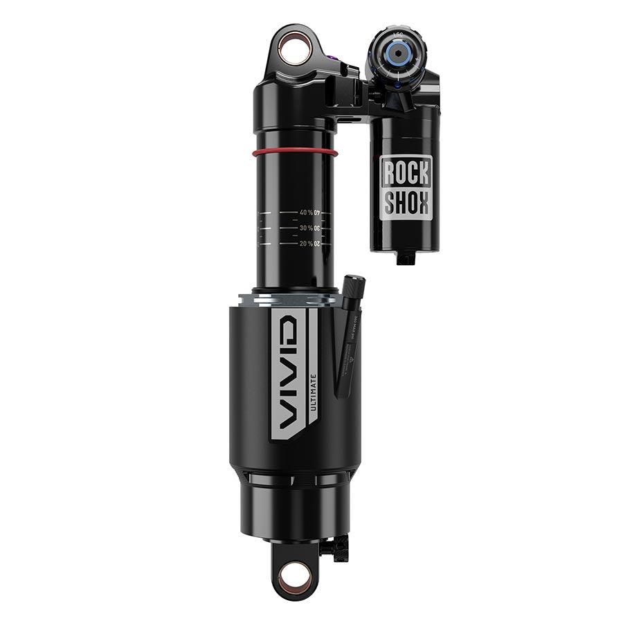 Rear Shocks RockShox RockShox Vivid Ultimate C1 Rear shock 185x55 Shaft Eyelet: Standard Body Eyelet: Trunnion 2 Tokens R55 C34 Lockout 4 Dark Slate Gray