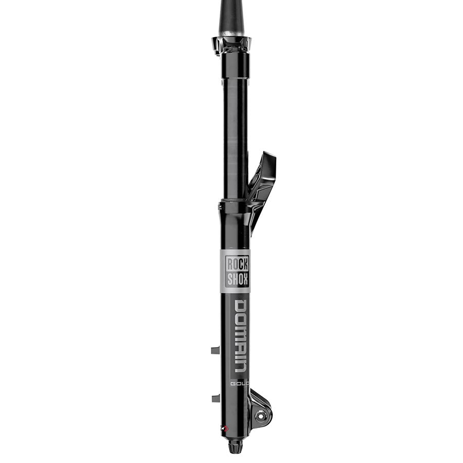 Suspension Fork RockShox RockShox Domain Gold C1 Suspension Fork 27.5 DebonAir 150mm 1-1/8-1.5 15x110mm TA Rake: 44mm Black Dim Gray