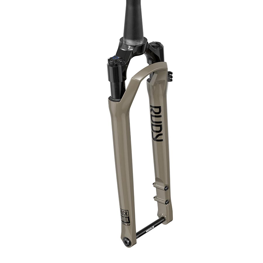 Suspension Fork RockShox RockShox RUDY Ultimate XPLR Race Day 2 Suspension Fork - 700c 30 mm 12 x 100 mm 45 mm Offset Kwiqsand A2 Dim Gray