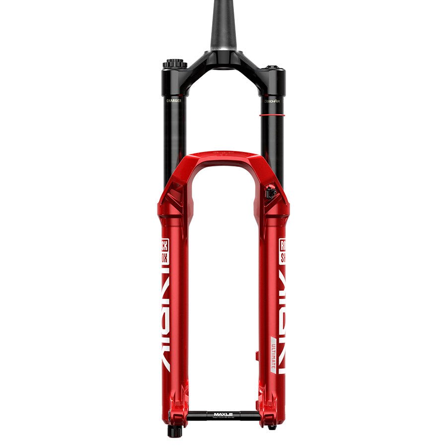 Suspension Fork RockShox RockShox Lyrik Ultimate D2 Suspension Fork 27.5 DebonAir+ W/ButterCups 160mm 1-1/8-1.5 15x110mm TA Rake: 44mm Red Brown