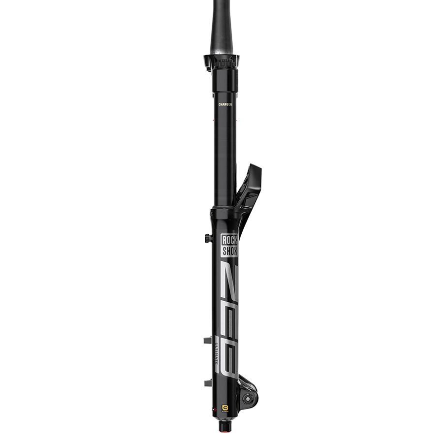Suspension Fork RockShox RockShox ZEB Ultimate Charger 3.1 RC2 Suspension Fork - 29" 190 mm 15 x 110 mm 44 mm Offset BLK A3 Dark Slate Gray