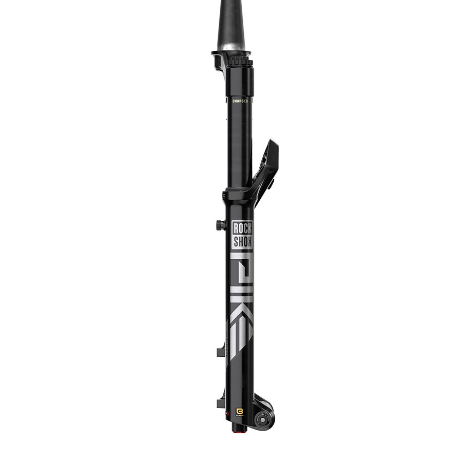 Suspension Fork RockShox RockShox Pike Ultimate Charger 3.1 RC2 Suspension Fork - 27.5" 140 mm 15 x 110 mm 37 mm Offset Gloss BLK C2 Dark Slate Gray