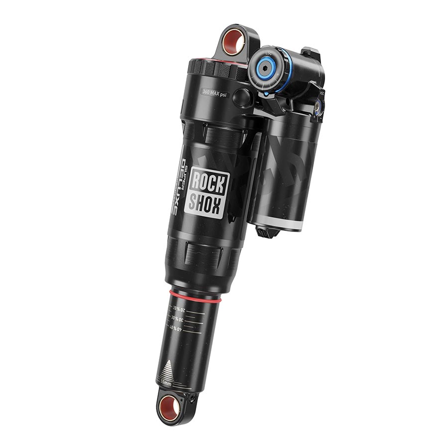Rear Shocks RockShox RockShox Super Deluxe Ultimate C2 Rear shock 210x55 Shaft Eyelet: Standard Body Eyelet: Standard 0Neg/4Sleeve Tokens Reb55/Comp34 Lockout 4 Dark Slate Gray