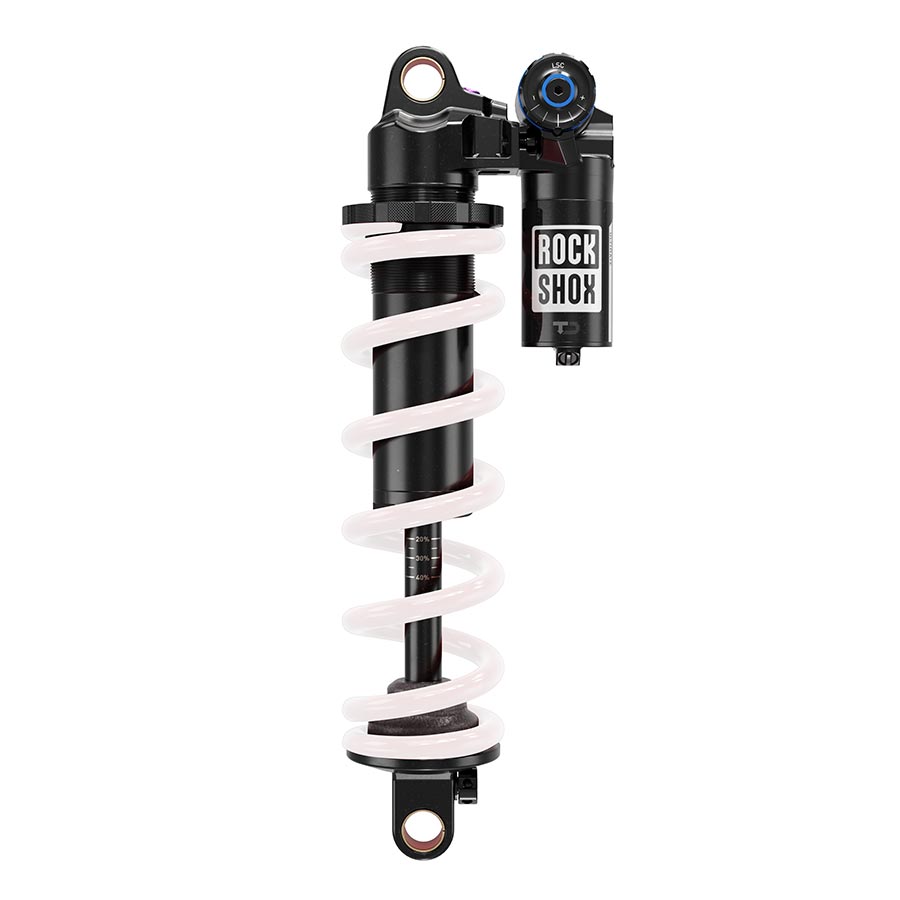 Rear Shocks RockShox RockShox Vivid Coil Ultimate DH RC2 Rear Shock - 250 x 75 mm Reb 55 / Comp 30 L/O2 Standard C1 Misty Rose
