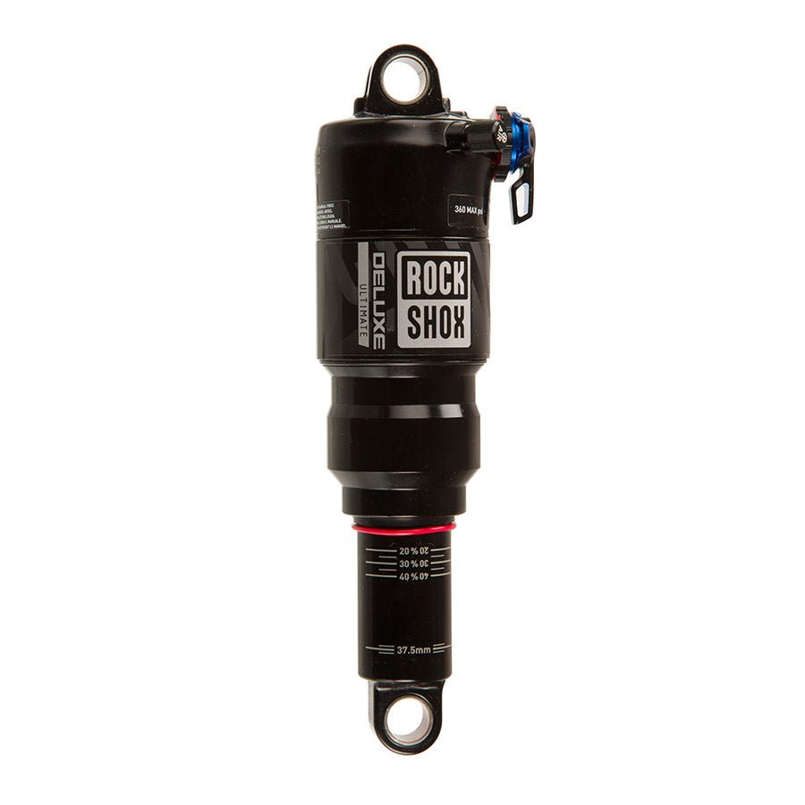 Rear Shocks RockShox RockShox Deluxe Ultimate RCT  Rear Shock - 190 x 37.5mm Linear XL 4 Neg/0 Pos Tokens Reb 55 / Comp 30 Lock Out 4 Standard C2 Black