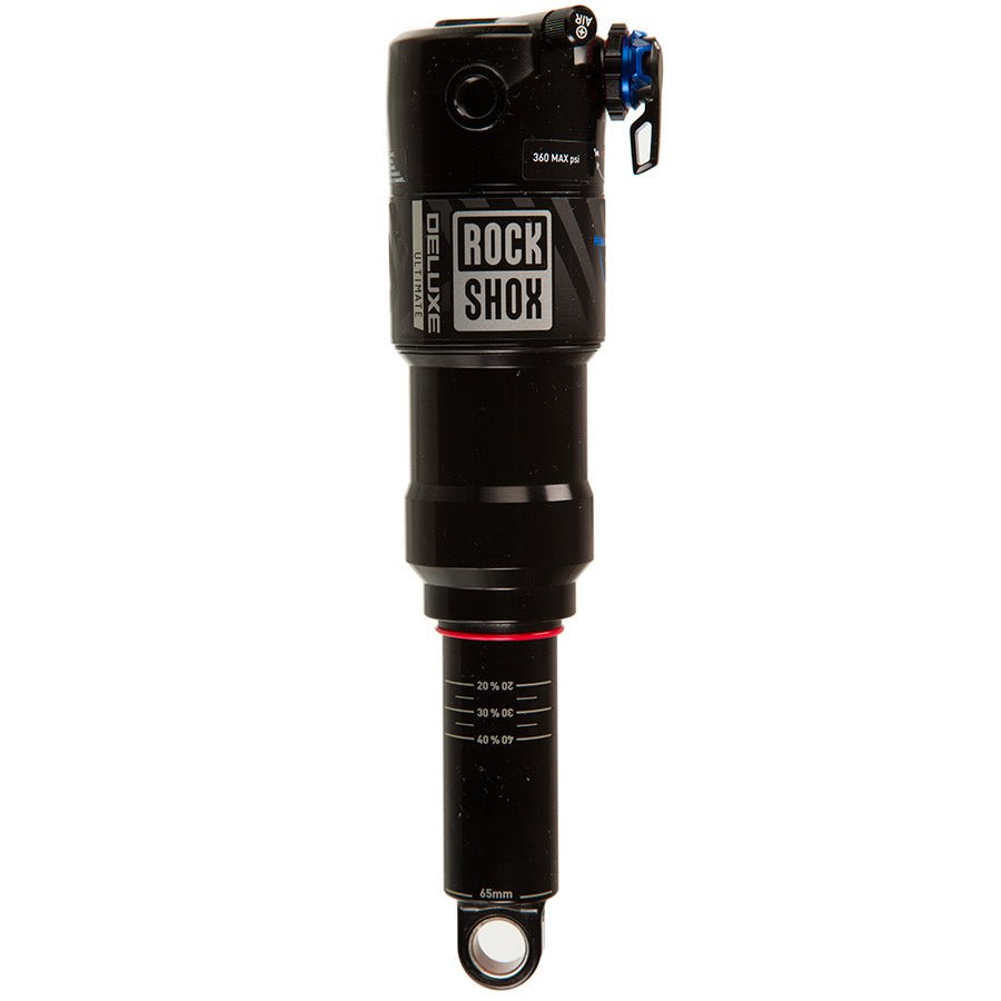Rear Shocks RockShox RockShox Deluxe Ultimate RCT  Rear Shock - 165 x 40mm Linear XL 4 Neg/0 Pos Tokens Reb 55 / Comp 30 Lock Out 4 Trunnion/Std C2 Black