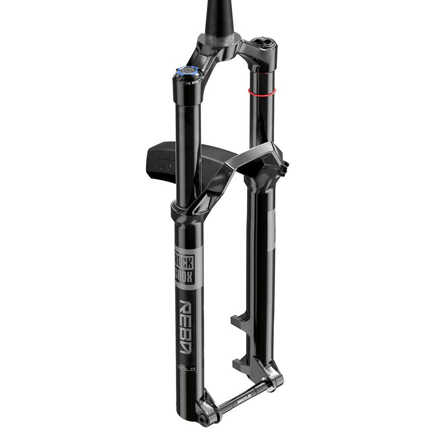 Suspension Fork RockShox RockShox Reba Gold 3P Crown B1 Suspension Fork 27.5 DebonAir 130mm 1-1/8-1.5 15x110mm TA Rake: 44mm Black Dark Slate Gray
